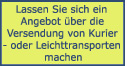 Lassen Sie sich ein Angebot &uuml;ber die Versendung von Kurier- oder Leichttransporten machen
